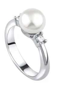 Silvego Maya ezüst gyűrű valódi természetes gyönggyel LPS1496RW 53 mm