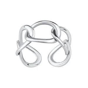 Silvego Modern nyitott ezüst gyűrű Baetis RMM25599