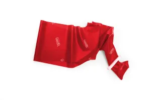 SISSEL® Fitband erősítő fitness gumiszalag edzéshez Szín: piros, Méret: 7,5 cm x 2 m