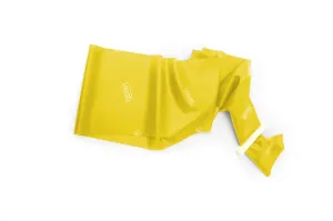 SISSEL® Fitband erősítő fitness gumiszalag edzéshez Szín: sárga, Méret: 7,5 cm x 2 m