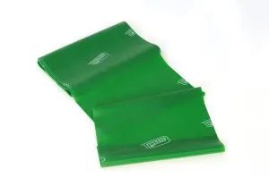 SISSEL® Fitband erősítő fitness gumiszalag edzéshez Szín: zöld, Méret: 15 cm x 2,5 m