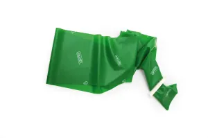 SISSEL® Fitband erősítő fitness gumiszalag edzéshez Szín: zöld, Méret: 7,5 cm x 2 m
