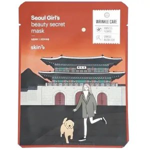 skin79 Ránctalanító szövetmaszk Seoul Girl`s Beauty Secret Mask (Wrinkle Care Mask) 20 g