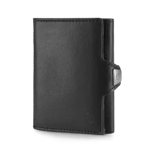 Slimpuro TRYO Slim Wallet 5 kártya zsebbel az érmék számára, 9,2 x 2,2 x 7,5 cm (SZ x M x H), RFID védelemmel