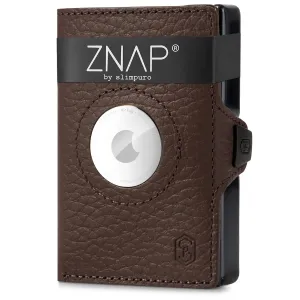 Slimpuro ZNAP Airtag Wallet, 12 kártya, érmés rekesz, 8,9 x 1,8 x 6,3 cm (Sz x Ma x Mé), RFID-védelem #33349