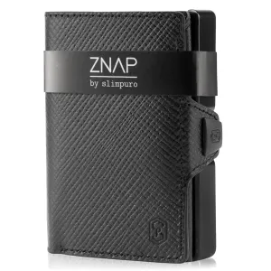 Slimpuro ZNAP, vékony pénztárca, 12 kártya, érmetartó, 8,9 x 1,8 x 6,3 cm (SZ x M x M), RFID védelem #621992