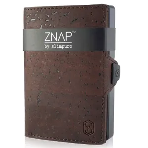 Slimpuro ZNAP, vékony pénztárca, 8 kártya, érmetartó, 8,9 x 1,5 x 6,3 cm (SZ x M x M), RFID védelem #32209