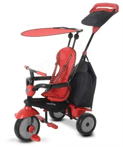 Gyerek tricikli smarTrike Glow Touch Steering 4in1Black&Red 6401500 piros-fekete