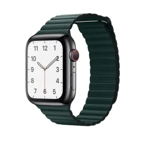Leather Loop Apple Watch Szíj - Zöld - 38, 40, 41mm