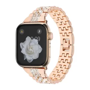 Luxor Rozsdamentes Acél Apple Watch Szíj - Rose Gold - 42, 44, 45, 49mm