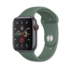 Szilikon Apple Watch Szíj - Fenyő Zöld - S/M - 42, 44, 45, 49mm