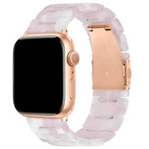 Műgyanta Apple Watch Szíj - Pink Kvarc - Rose Gold - 38, 40, 41mm