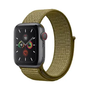 Szövet Apple Watch Szíj - Army Green - 42, 44, 45, 49mm