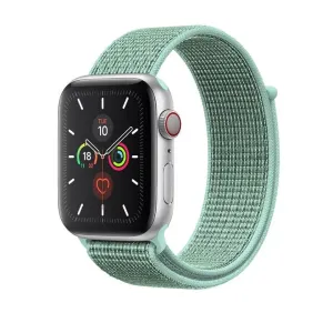 Szövet Apple Watch Szíj - Marine Green - 42, 44, 45, 49mm