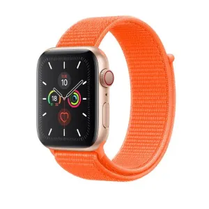 Szövet Apple Watch Szíj - Narancs - 42, 44, 45, 49mm