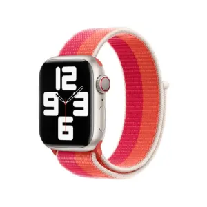Szövet Apple Watch Szíj - Nektarin-Bazsarózsa - 42, 44, 45, 49mm