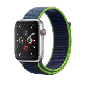 Szövet Apple Watch Szíj - Neon Lime - 38, 40, 41mm