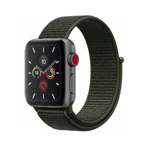Szövet Apple Watch Szíj - Sötét Zöld - 38, 40, 41mm