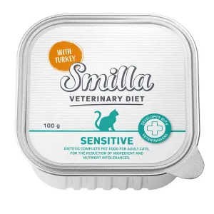 24x100g Smilla Veterinary Diet Sensitive pulyka nedves macskatáp
