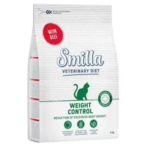 4kg Smilla Veterinary Diet Weight Control marha száraz macskatáp