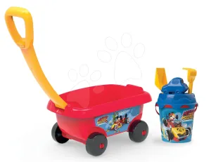 Smoby gyerek húzható kiskocsi Mickey vödör szettel 867003