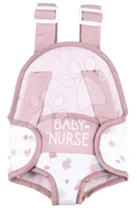 Babahordozó 42 cm játékbabának Baby Carrier Natur D'Amour Baby Nurse Smoby ergonomikus kenguru #374396