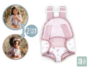 Babahordozó 42 cm játékbabának Baby Carrier Natur D'Amour Baby Nurse Smoby ergonómikus kenguru #374395