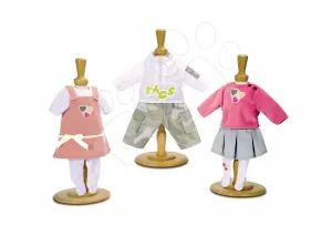 Smoby ruhácskák Baby Nurse játékbabának 160065 rózsaszín/szürke/fehér