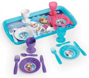 Ebédkészlet felszolgáló tálcán Frozen 2 Disney Smoby 21 kiegészítővel