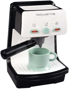 Espresso kávéfőző elektronikus Rowenta Electronic Smoby hanggal és fénnyel és kávéscsésze szürke-oliva