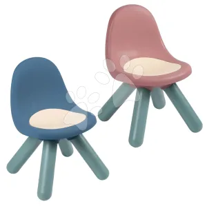 Kisszék gyerekeknek 2 db Chair Little Smoby kék és rózsaszín UV szűrővel 50 kg teherbírással 27 cm magassággal 18 hó-tól