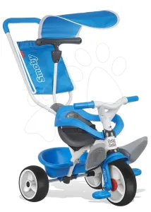 Smoby gyerek tricikli kiesésgátlóval Baby Balade Blue 444208 kék-fehér