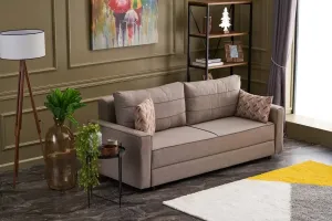 Design kihúzható kanapé Sanjay 215 cm krém