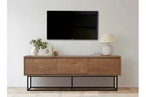 Design TV asztal Balwina 140 cm dió utánzata