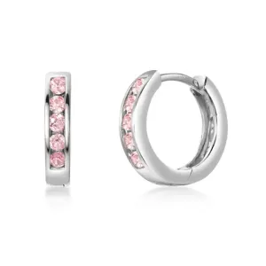 SOFIA ezüst fülbevaló rózsaszín cirkóniákkal  fülbevaló CK37101426139G