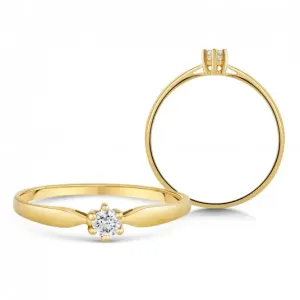 SOFIA arany eljegyzési gyűrű  gyűrű GEMBG23222-22