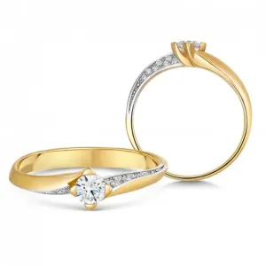 SOFIA arany eljegyzési gyűrű  gyűrű ZODLR210110XL1 #390565