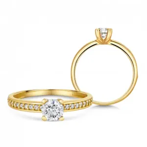 SOFIA arany eljegyzési gyűrű  gyűrű ZODLRZ670910XL1 #379719