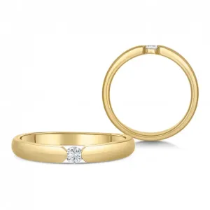 SOFIA DIAMONDS arany eljegyzési gyűrű gyémánttal 0,08 ct  gyűrű BDRB00072YG