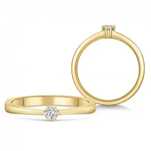 SOFIA DIAMONDS arany eljegyzési gyűrű gyémánttal 0,10 ct  gyűrű BDRB00067YG
