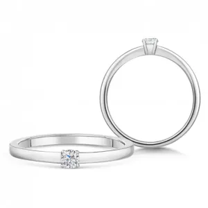 SOFIA DIAMONDS arany eljegyzési gyűrű gyémánttal 0,15 ct  gyűrű BDRB00063WG