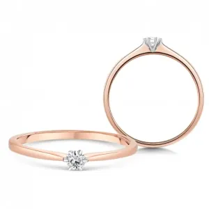 SOFIA DIAMONDS arany eljegyzési gyűrű gyémánttal 0,18 ct  gyűrű UDRG46874R-H-I1 #388959