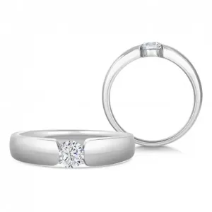SOFIA DIAMONDS arany eljegyzési gyűrű gyémánttal 0,35 ct  gyűrű BDRB00136WG