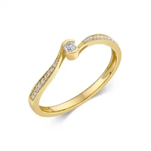 SOFIA DIAMONDS arany eljegyzési gyűrű  gyűrű CK50004481250 #376999