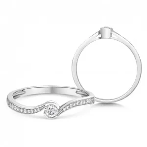 SOFIA DIAMONDS arany eljegyzési gyűrű  gyűrű CK50004491255 #377002