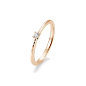 SOFIA DIAMONDS rózsaarany gyűrű 0,05 ct gyémánttal  gyűrű BE41/05632-R #385127