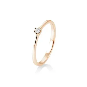 SOFIA DIAMONDS rózsaarany gyűrű 0,05 ct gyémánttal  gyűrű BE41/85770-R