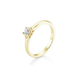 SOFIA DIAMONDS sárga arany gyűrű 0,20 ct gyémánttal  gyűrű BE41/05720-Y #381497