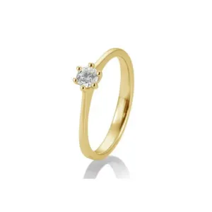 SOFIA DIAMONDS sárga arany gyűrű 0,20 ct gyémánttal  gyűrű BE41/85870-Y #381202