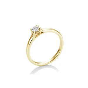 SOFIA DIAMONDS sárga arany gyűrű 0,25 ct gyémánttal  gyűrű BE41/05721-Y #381454